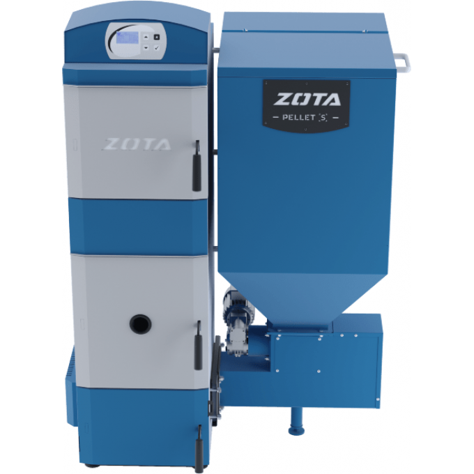 Котел твердотопливный ZOTA Pellet S 63 (63 кВт) 748 пеллеты, агропеллеты PL4931122063