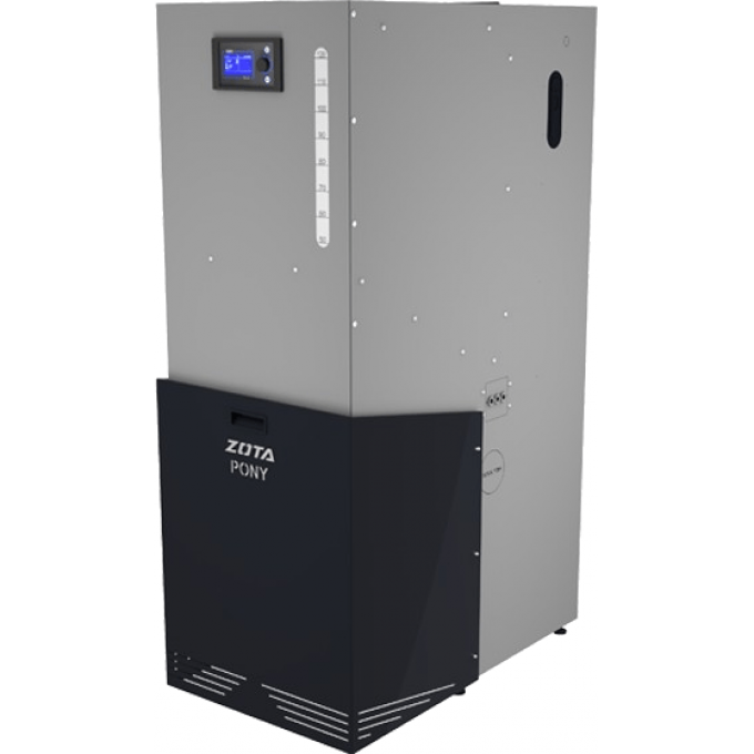 Котел твердотопливный ZOTA Pony 15 (15 кВт) пеллеты, агропеллеты напольный ZP4931120015